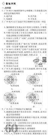 中考物理总复习 第十八章 电与磁信息的传递备考高效集训(pdf)(新版)新人教版试卷