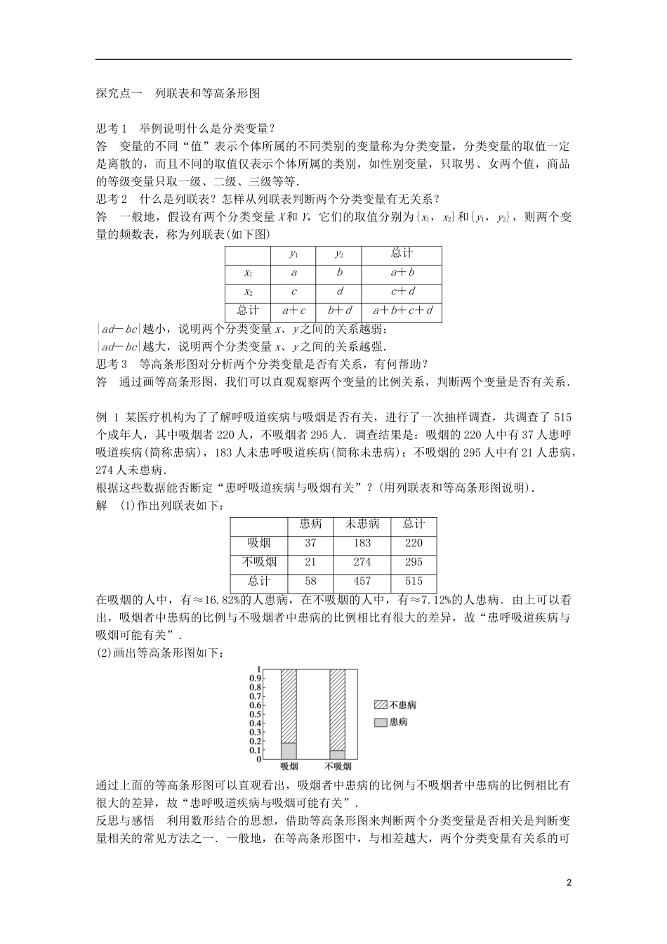 高中数学 第一章 统计案例 1.2独立性检验的基本思想及其初步应用课时作业 新人教A版选修1-2-新人教A版高二选修1-2数学试题_第2页