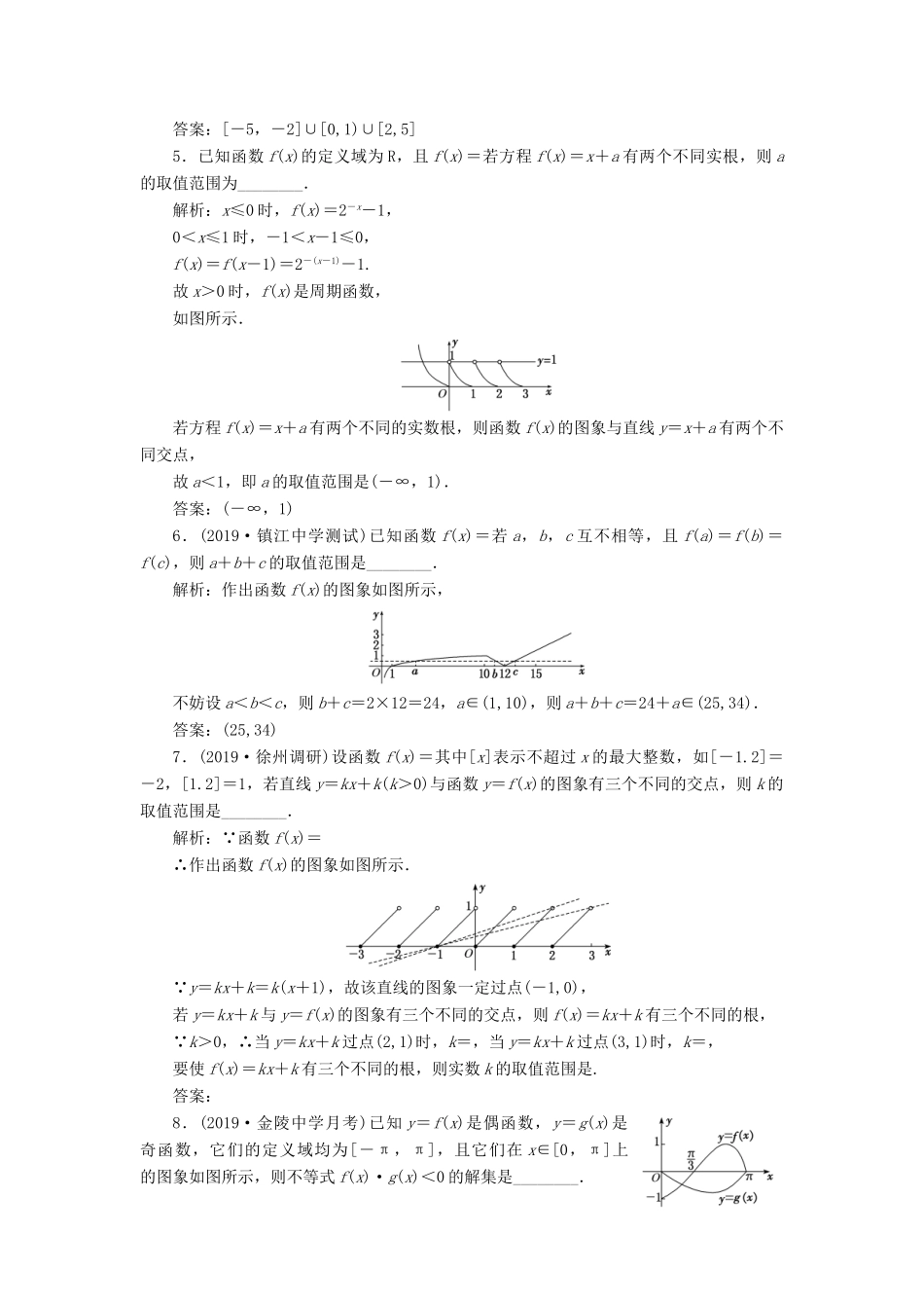 （江苏专版）高考数学一轮复习 课时跟踪检测（七）函数的图象 文（含解析）苏教版-苏教版高三全册数学试题_第3页