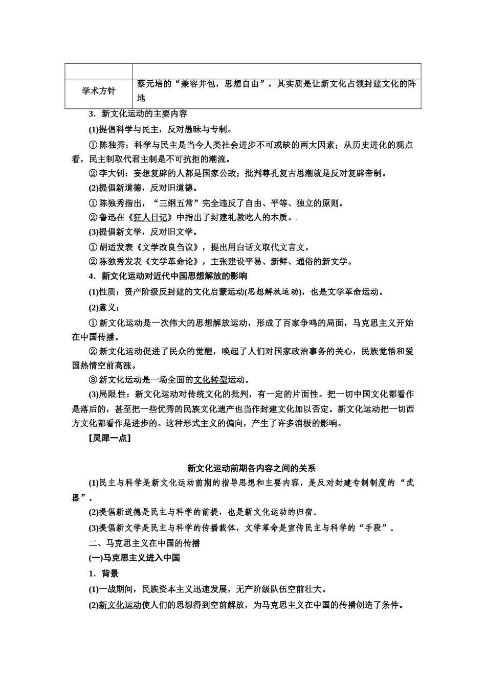 （浙江选考）高考历史学业水平考试 专题十五 近代中国思想解放的潮流 第37讲 新文化运动和马克思主义在中国的传播（含解析）-人教版高三全册历史试题_第2页