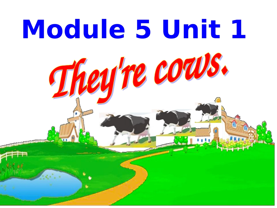 Unit1They'recows._第1页