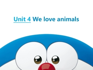 Unit-4-We-love-animals