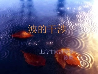 E.机械波的描述