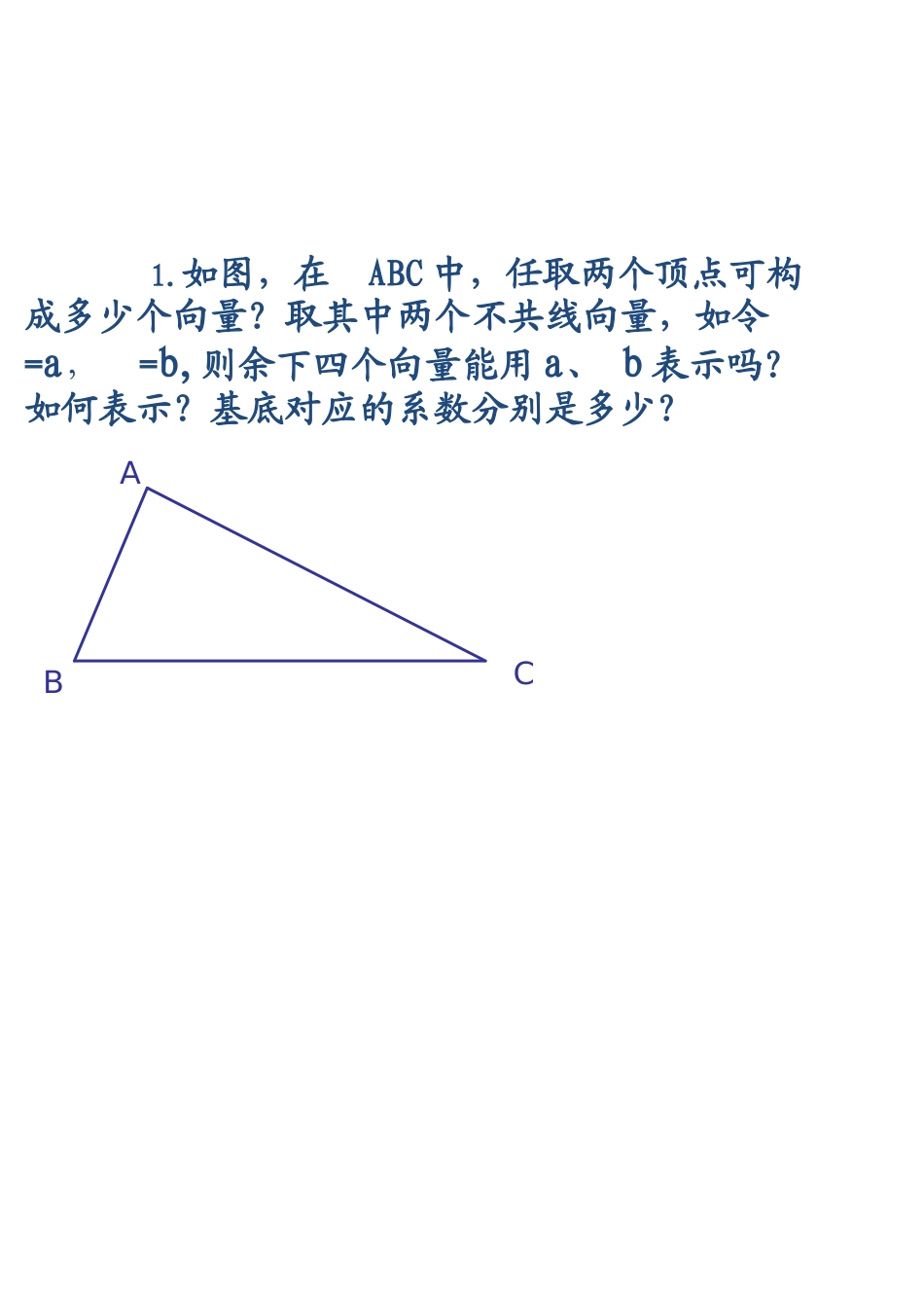 阅读与思考向量概念的推广与应用_第1页