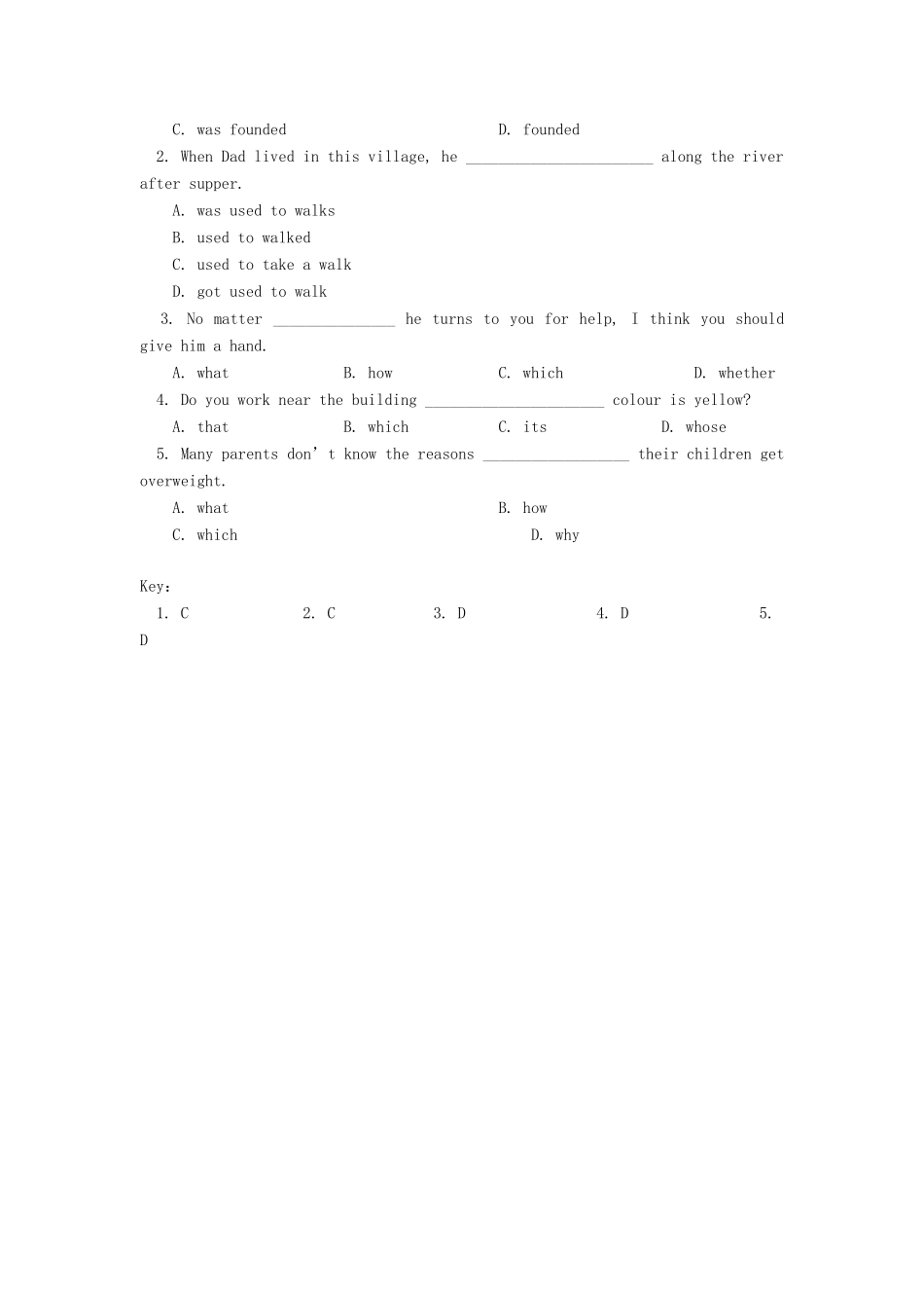 初三英语盘点简单句、并列句和复合句知识精讲 试题_第3页