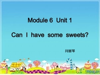 四年级Can-I-have-some-sweets