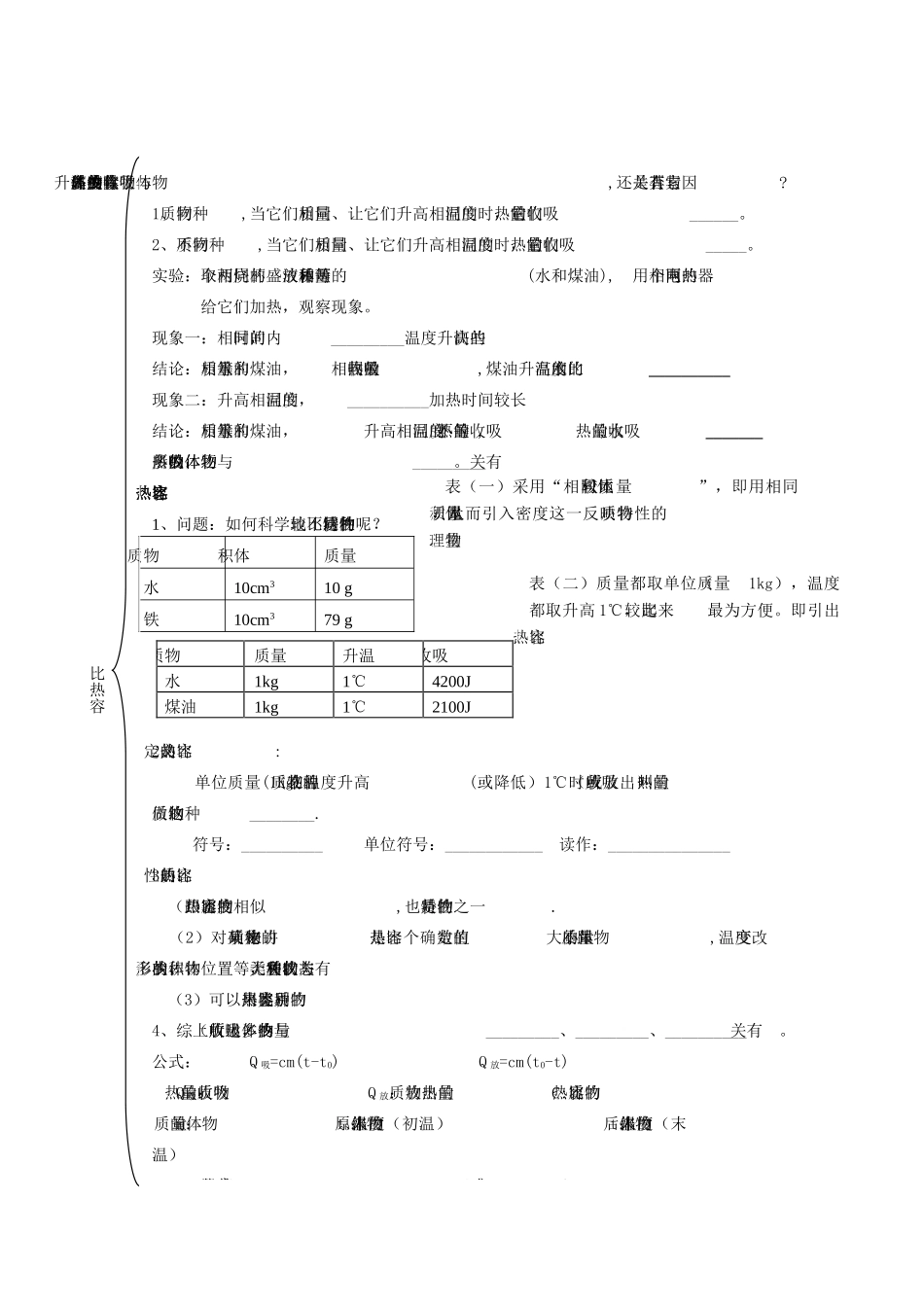 北京市中考物理总复习 专题8 热现象知识点3(无答案) 试题_第2页