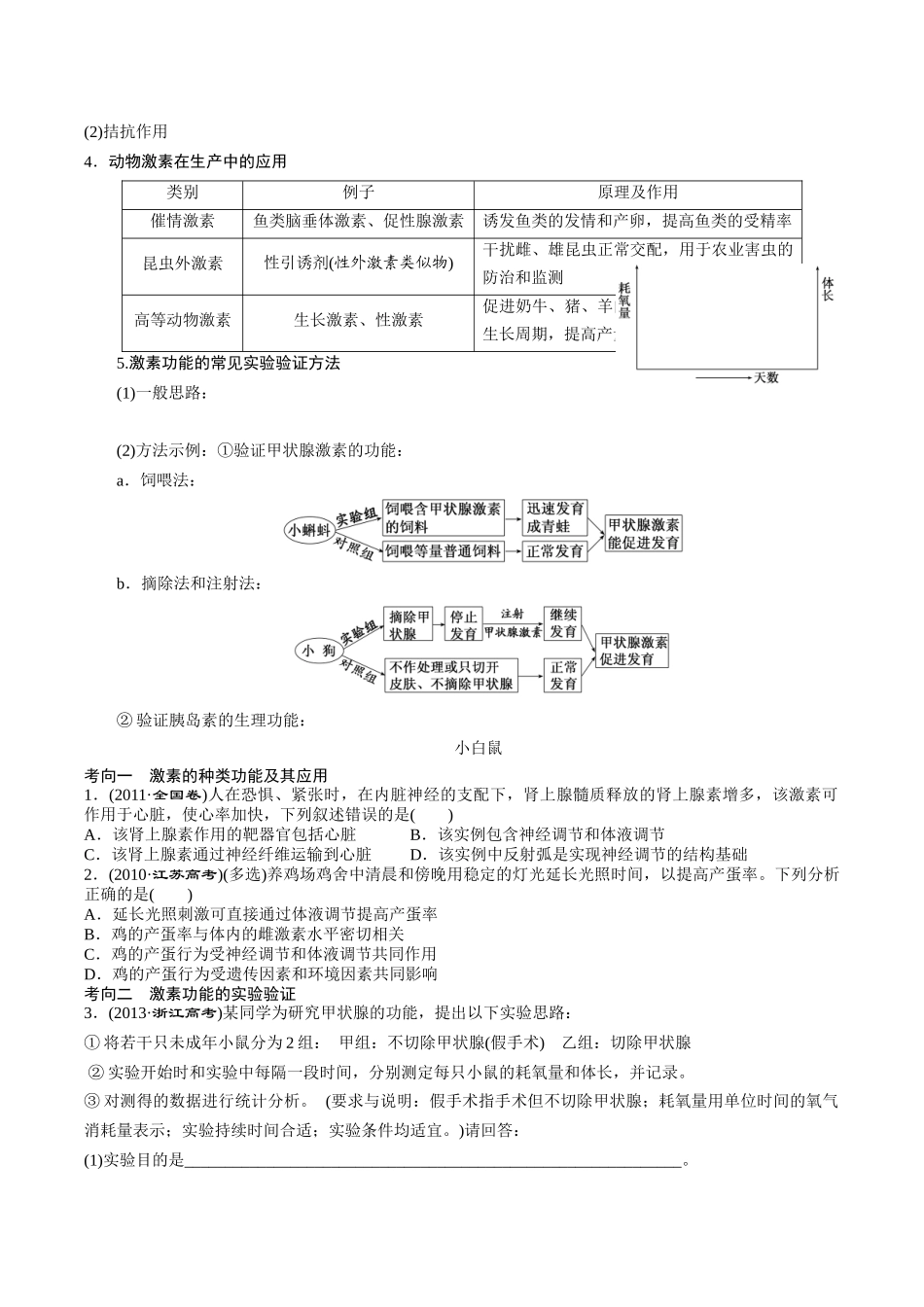 第2章-第二节第三节激素调节_第2页