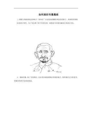 如何画好肖像漫画-1