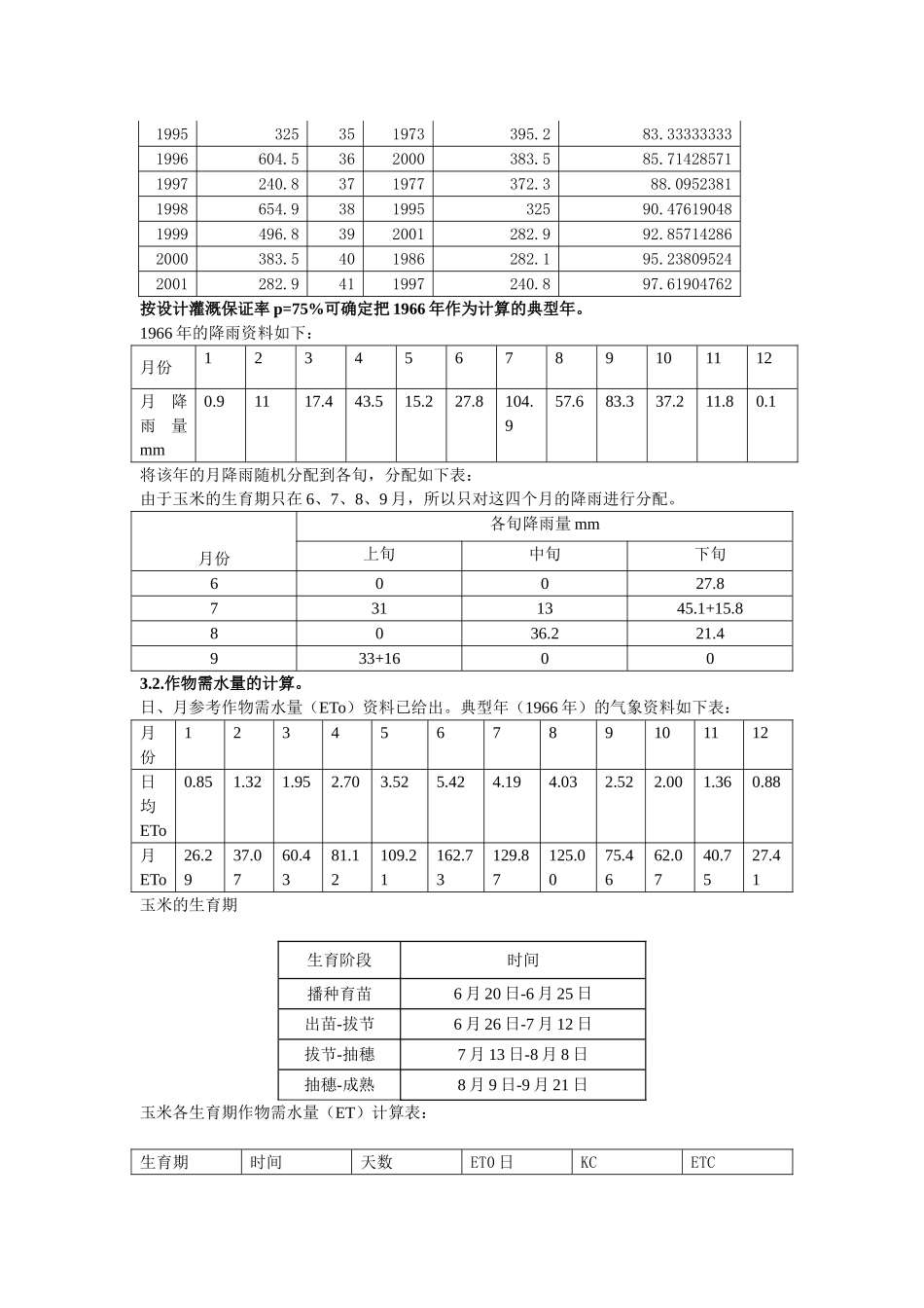 水库灌区灌溉渠系规划布置初设说明书_第3页