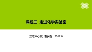 课题3走进化学实验室-(5)