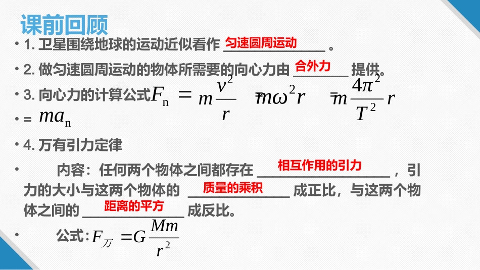 4.人造卫星宇宙速度_第2页