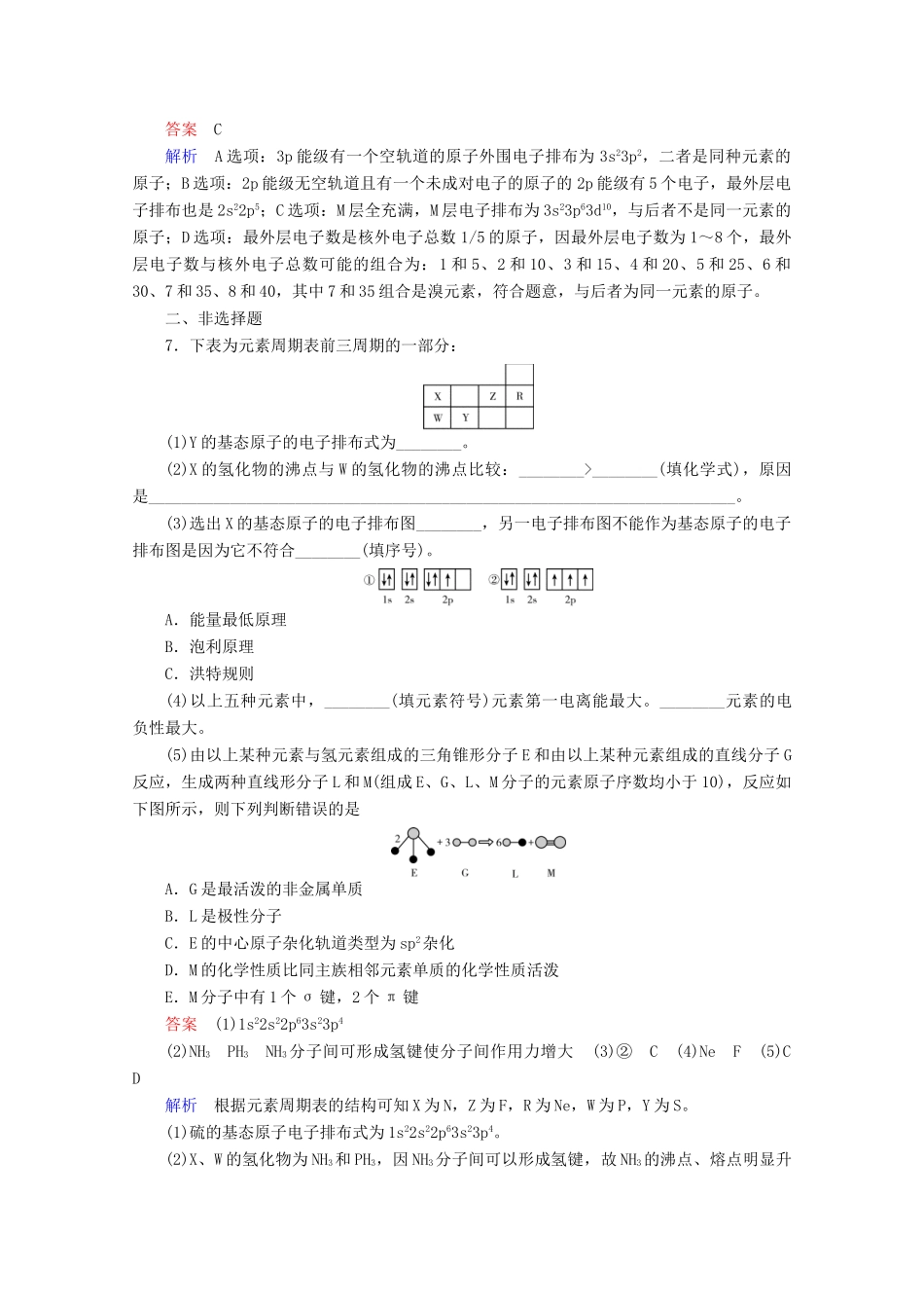 河北省行唐县第一中学高三化学调研复习 课时作业(四十一)_第2页