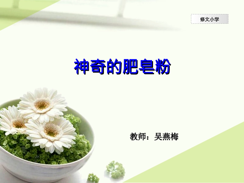 第8课神奇的肥皂粉_第1页