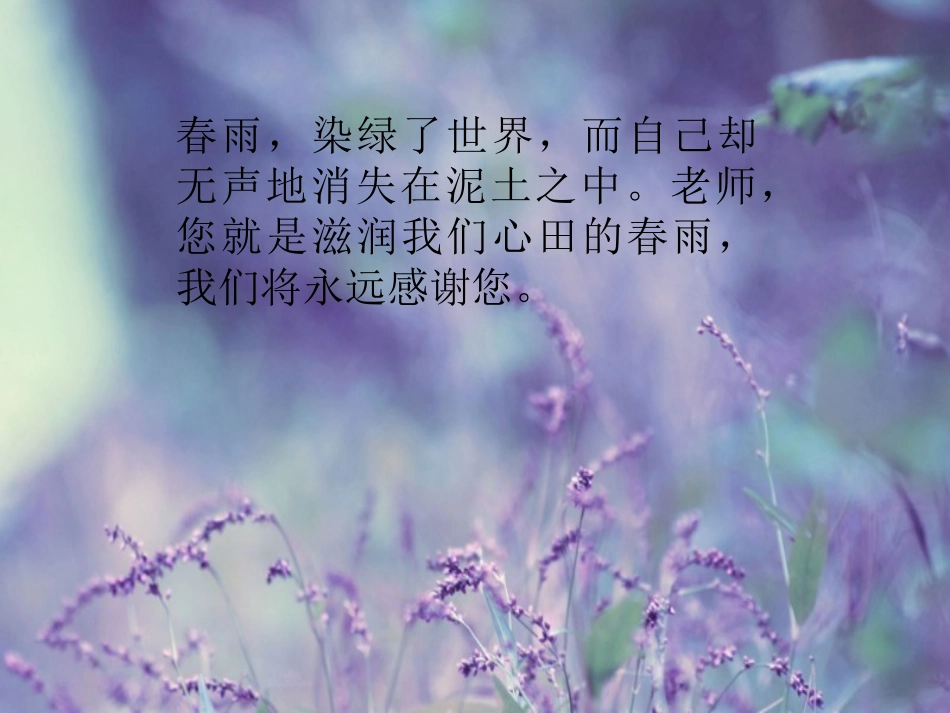 感谢老师的话_第1页