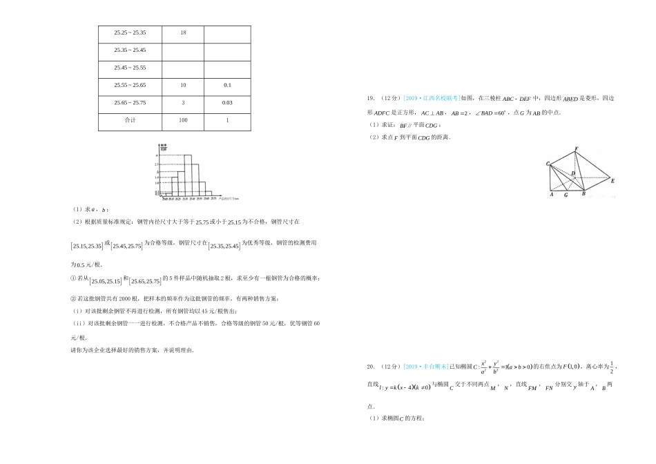 吉林省白城四中高三数学第二次模拟考试卷 文试卷_第3页