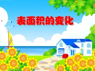 表面积的变化