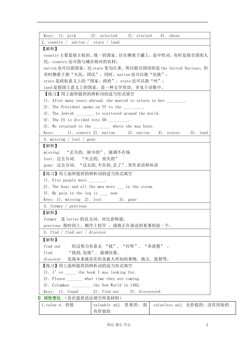 高中英语-Unit-1-Cultural-relics-语言要点教案-新人教版必修2_第2页