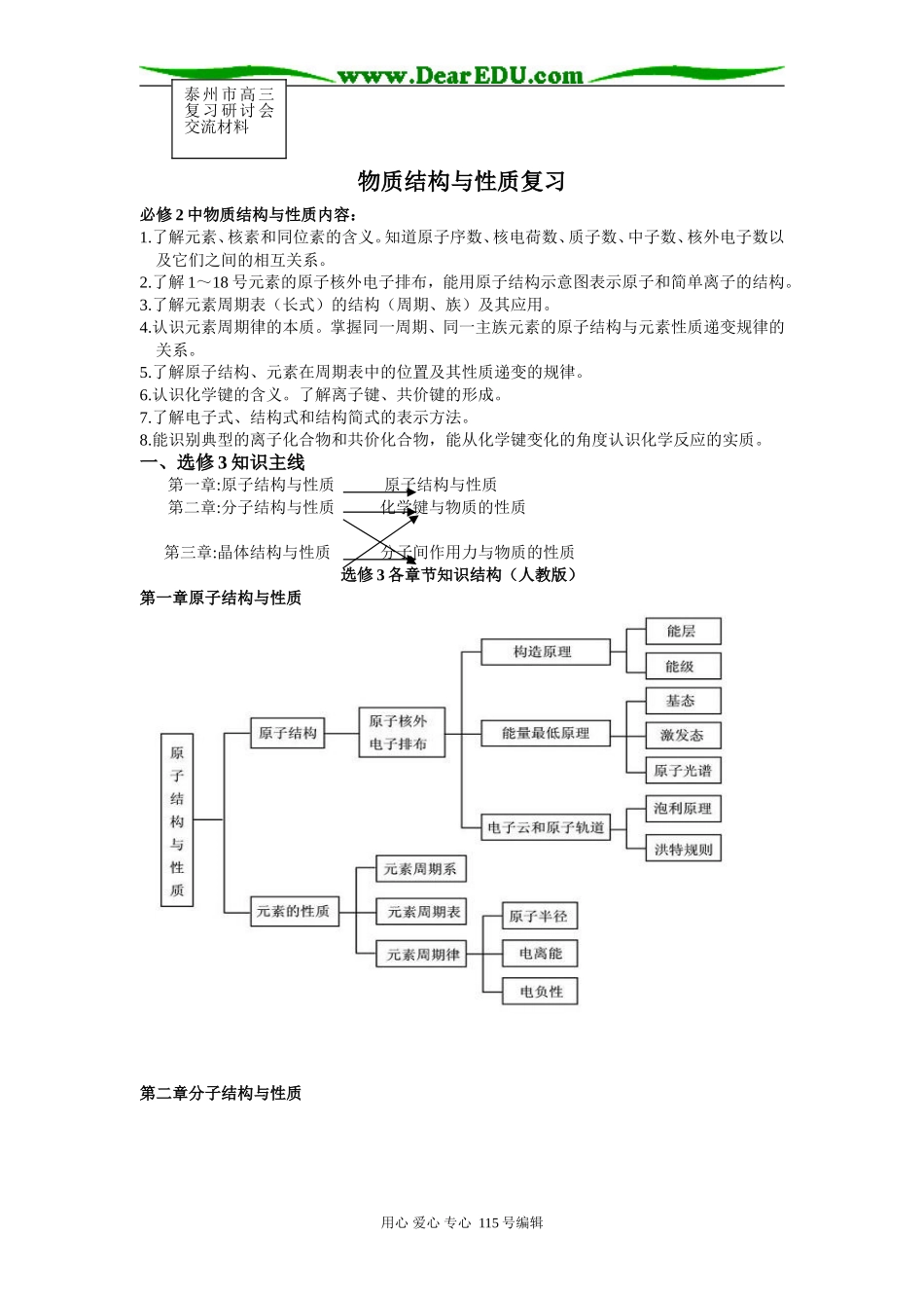 物质结构与性质（泰州）_第1页