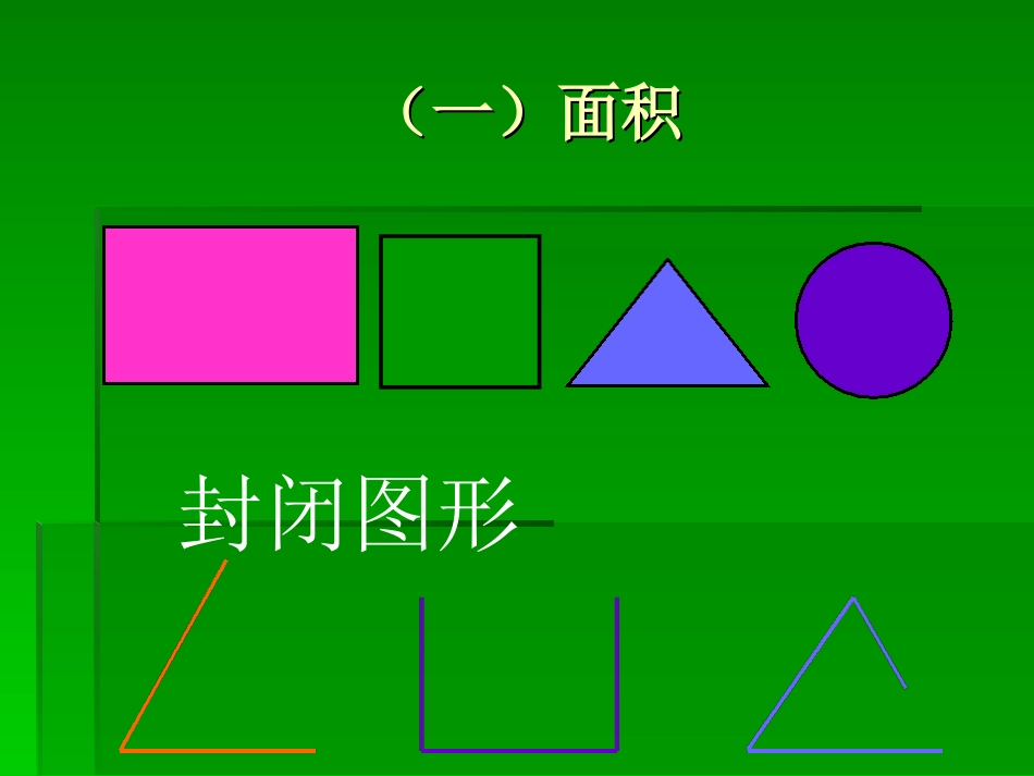 人教2011版小学数学三年级面积和面积单位-课件_第2页