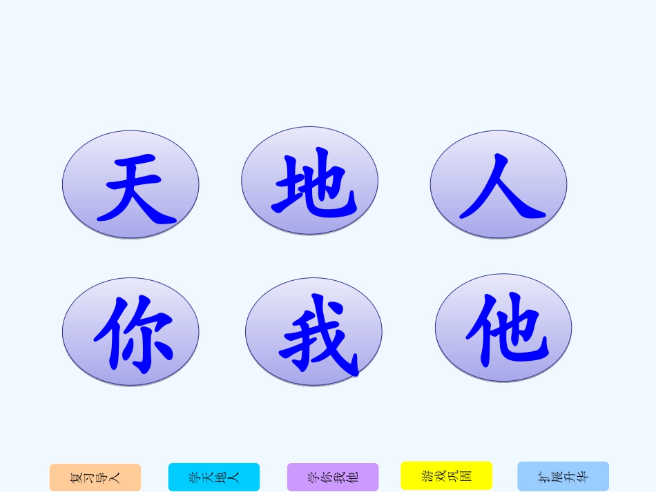 (部编)人教2011课标版一年级上册《天地人》课件_第2页