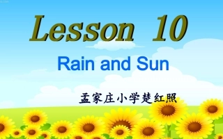 Lesson10RainandSun