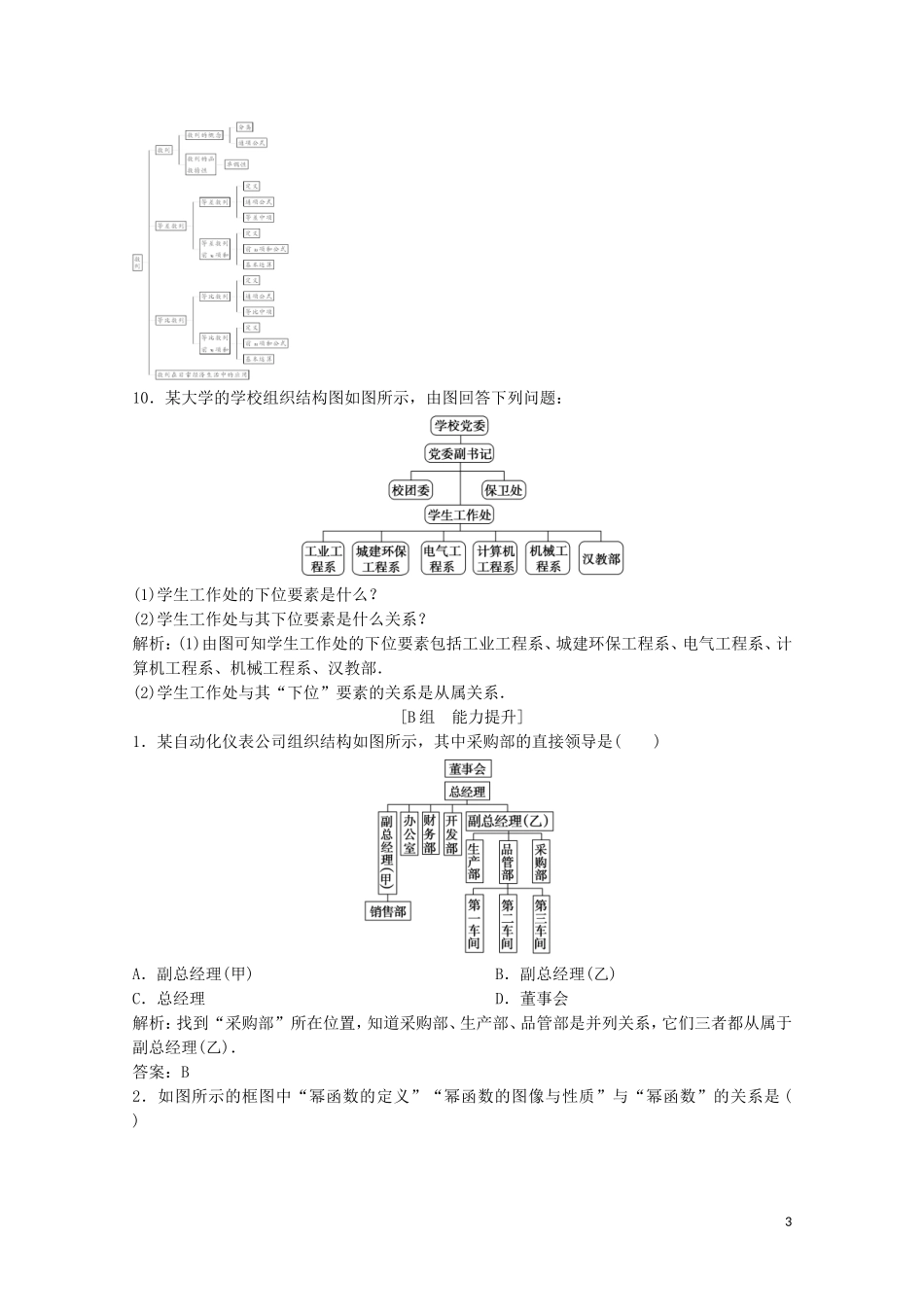高中数学 第二章 框图 2 结构图课后巩固提升 北师大版选修1-2-北师大版高二选修1-2数学试题_第3页