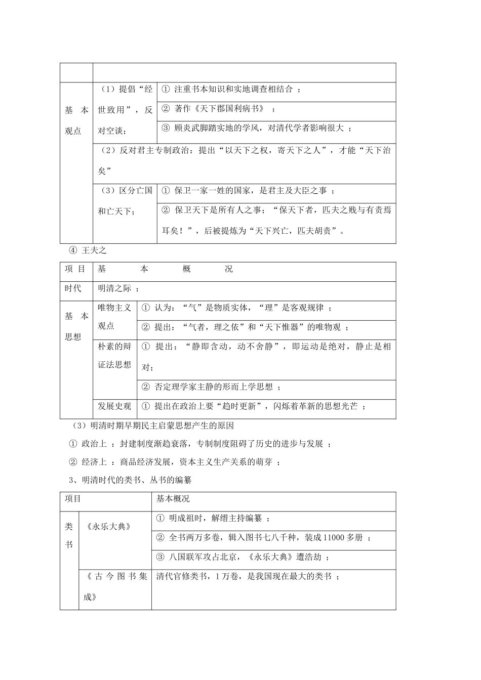 高考历史旧人教一轮复习明清（6）：明清时期的文化_第3页