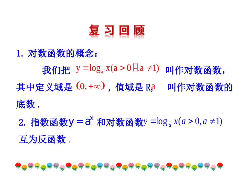 5.3对数函数的图像和性质_第2页
