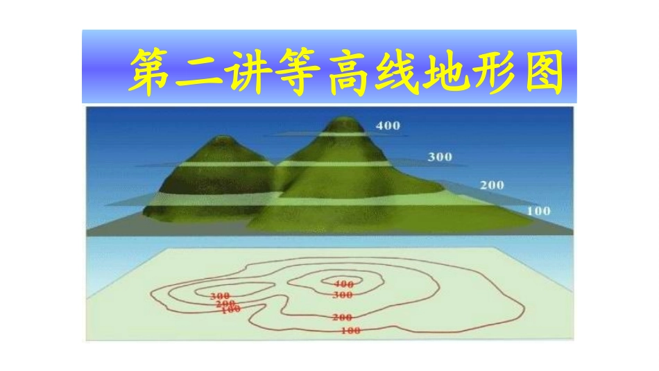 单元活动学会应用地形图_第1页