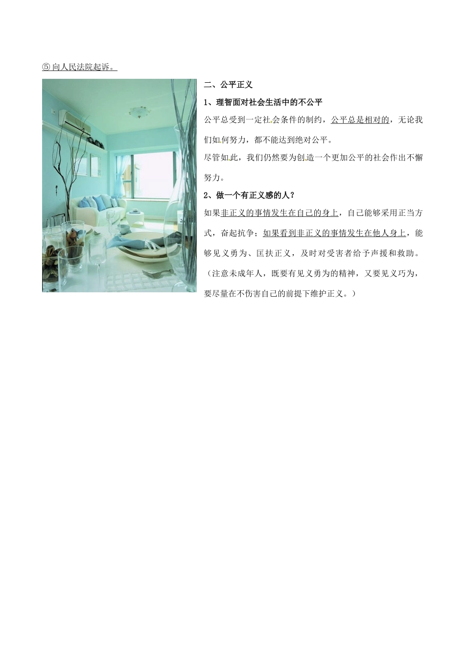九年级政治寒假作业 专题18 权利义务、公平正义(背)试卷_第2页