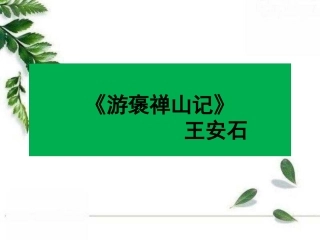 游褒禅山记-(2)