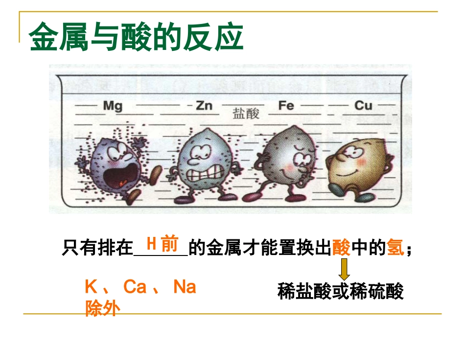 金属和酸、盐的反应_第3页