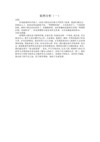 案例分析(一)