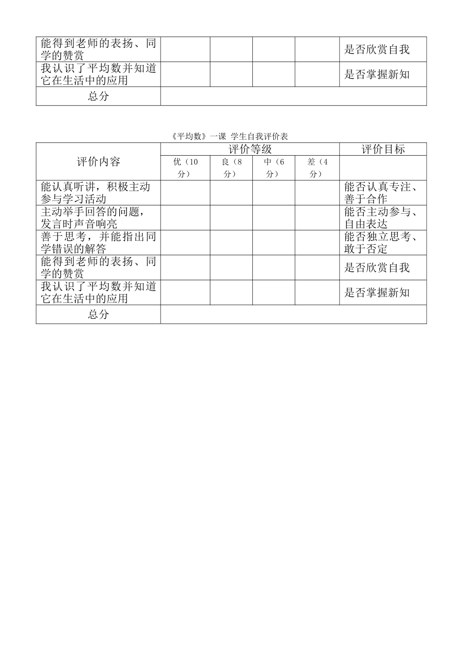 小学数学北师大2011课标版四年级《平均数》素材_第2页