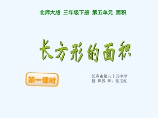 小学数学北师大2011课标版三年级长方形的面积-(5)