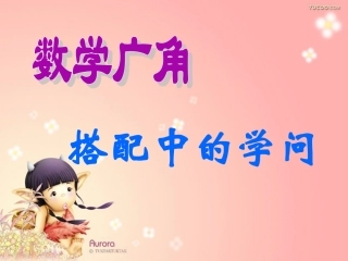 人教2011版小学数学三年级数学广角《搭配》-(2)