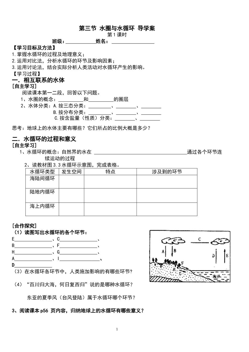 -第三节水圈与水循环_第1页