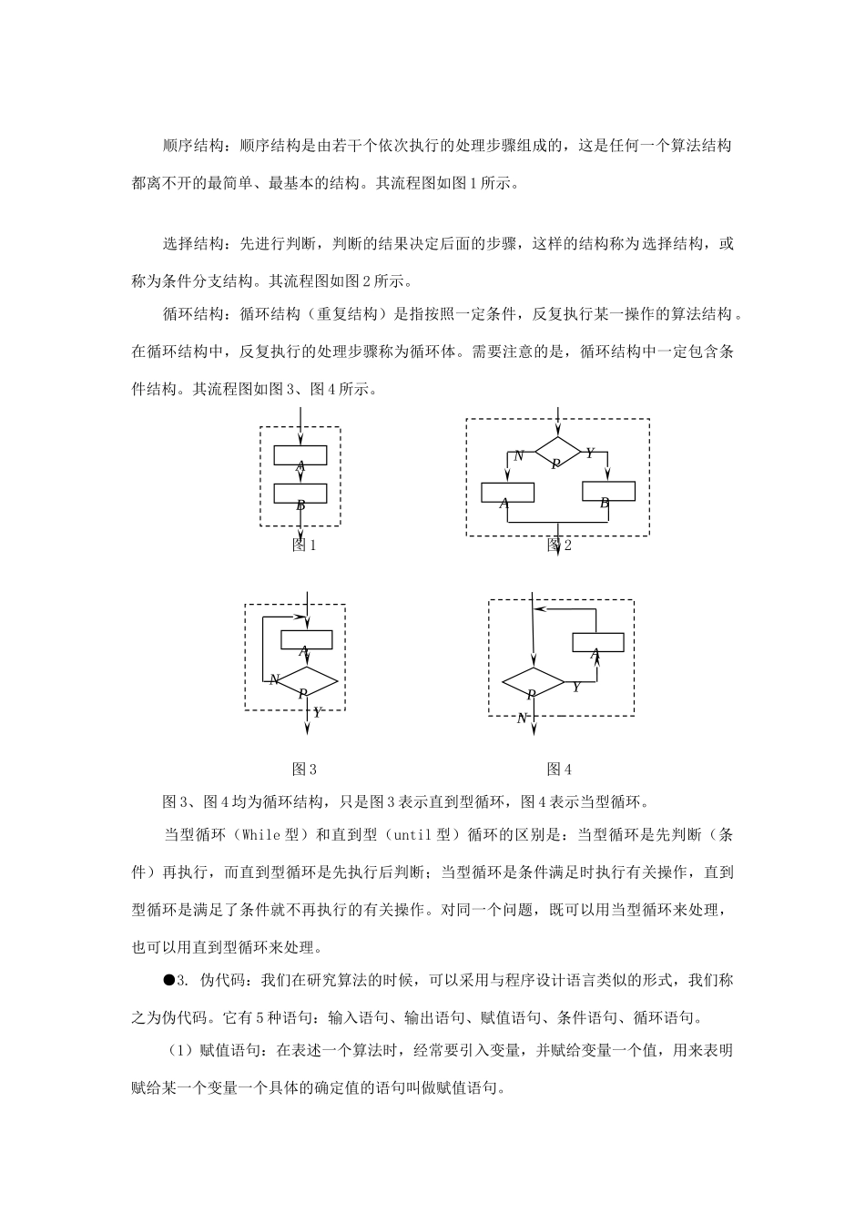 山东省烟台市芝罘区高考数学 知识点总结 专题8 算法初步 新人教A版试卷_第2页