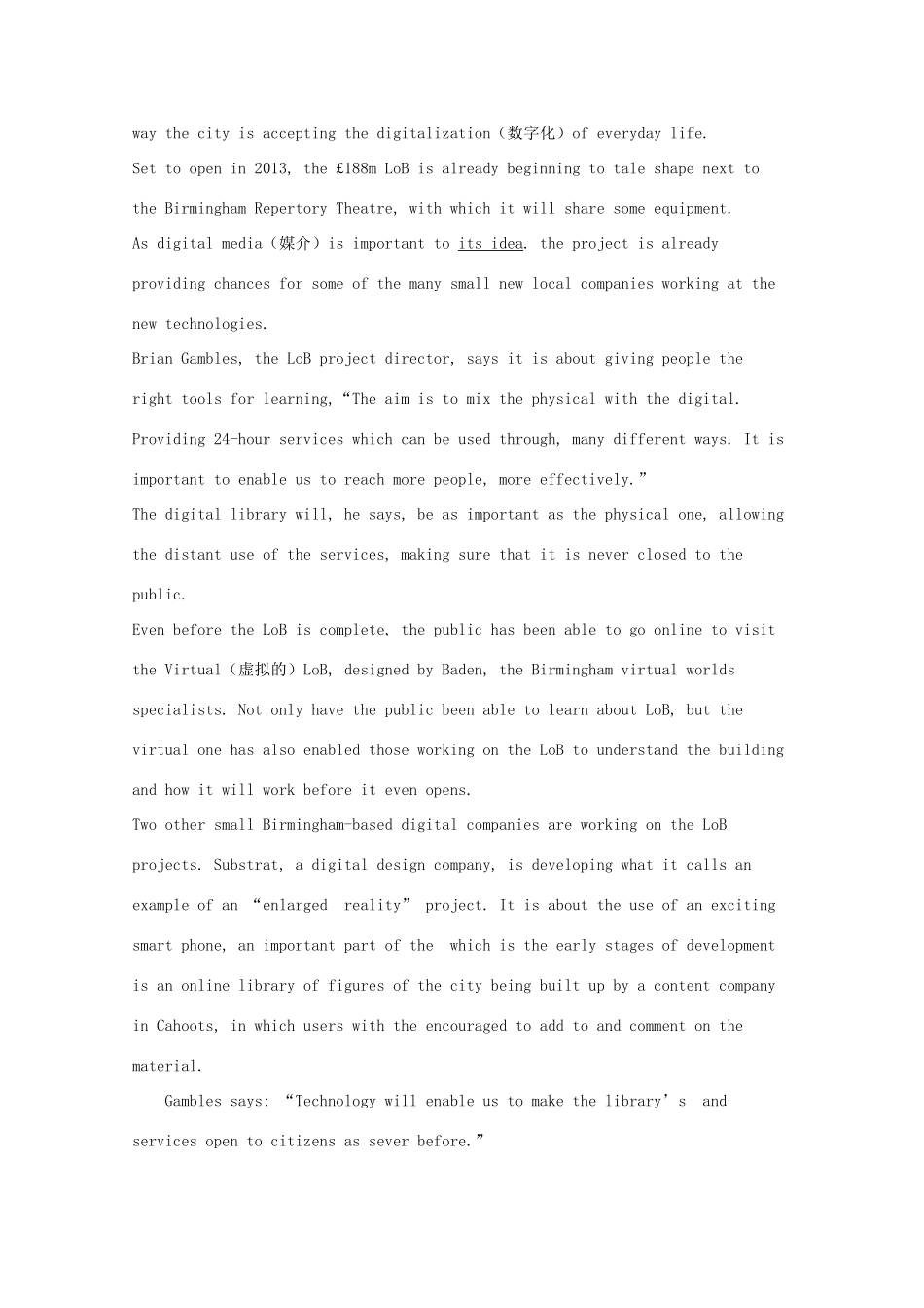 四川省成都市高考英语二轮复习 阅读理解提升选练80集之(2)试卷_第3页