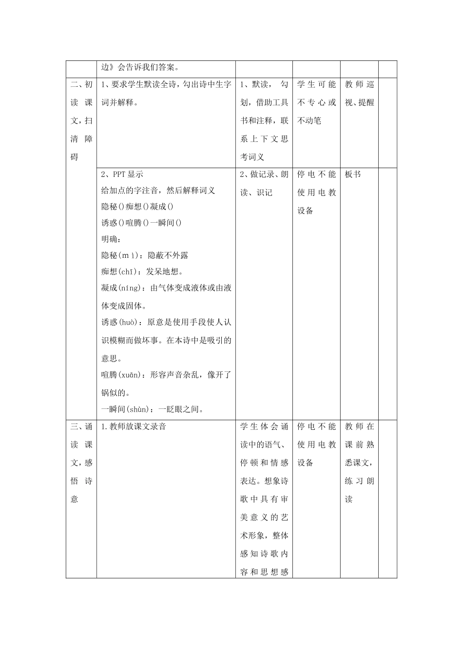 《在山的那边》教学设计4_第2页