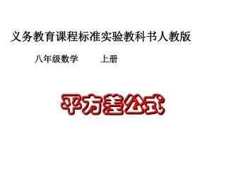 运用平方差公式分解因式
