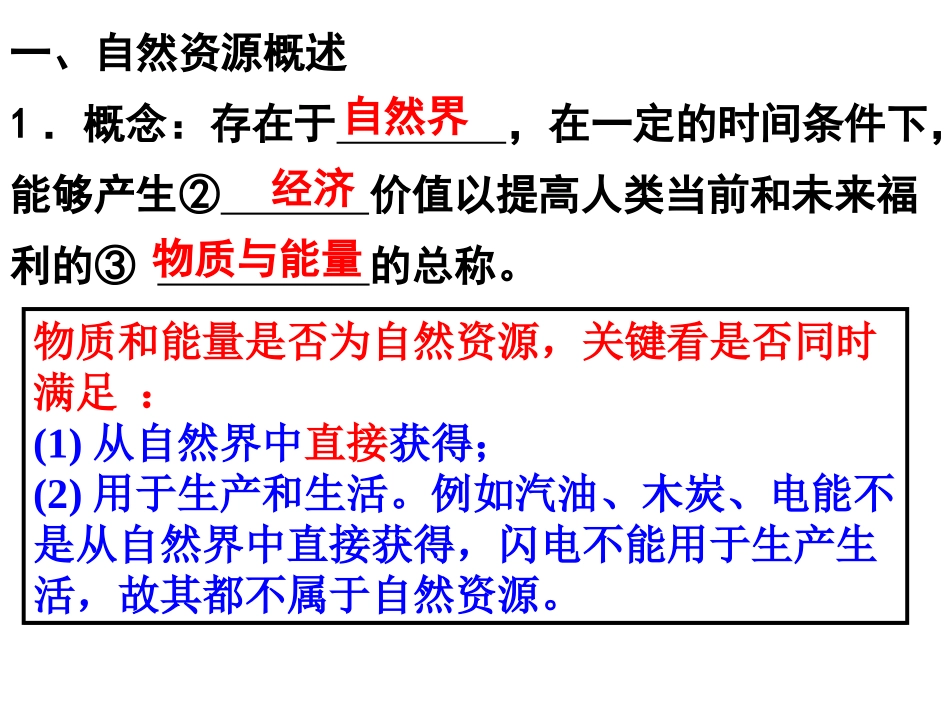 第一节自然资源与主要的资源问题-(3)_第3页