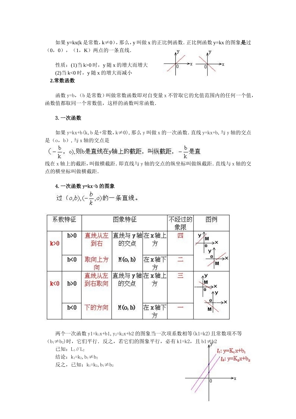 苏科版八年级上一次函数复习教学案_第2页