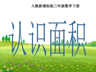 人教2011版小学数学三年级认识面积-(12)