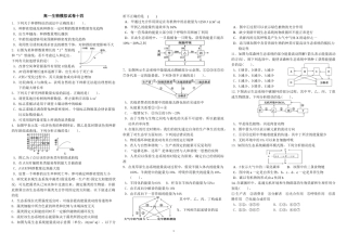 高一生物模拟试卷十四