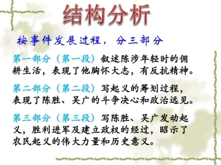 《陈涉世家》内容分析