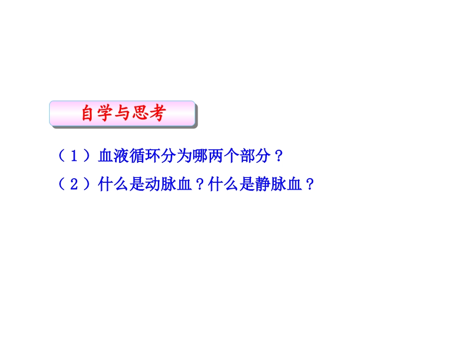 第9章-第2节--血液循环(二)-课件(北师大版七年级下)_第3页