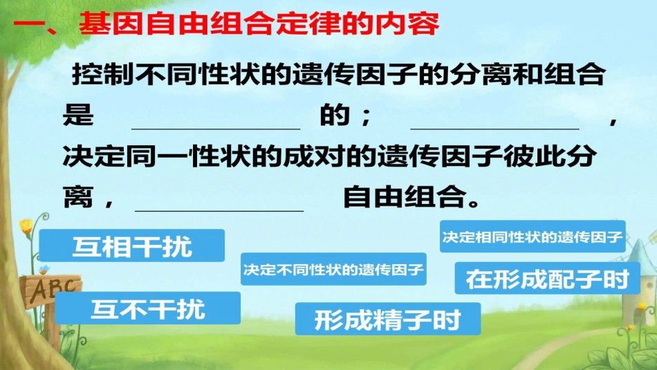 第一节自由组合规律试验_第3页