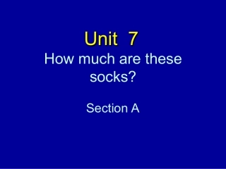 Unit--7-how-much-are-these-socks？